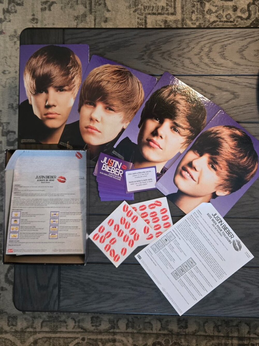 Justin Bieber Always Be Mine Board Game 2010 Complete Game
